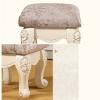 Dntum Vanity Benches Ice Velvet Vanity Stool/Dressing Stool with ABS Plastic Steel Leg/Makeup Stool/Padded Bench/Piano Seat Chair Bench in Bedroom, Ba view 3