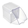 Azar Displays 300360-8PK Stackable Tilt Bin Counter Organizers, White (8-Pack) view 2