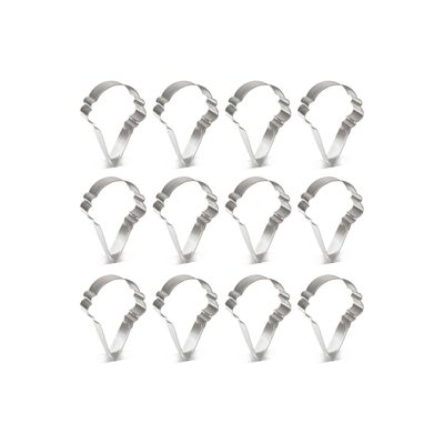 1 Dozen 12 Ice Cream Cone For Birthday Holiday College Graduation Party Metal Cookie Cutter