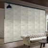 A&F Rod Dcor - Whirl White 6-Panel Single Rail Panel Track Extendable 70"-130" W, Panel width 23.5" view 1