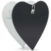 Elanze Designs God Made You and Me - He Whispered Meant to Be - 8x2.5 Inch Pink with White Frosted Glass - Wall Mounted Heart Shaped Candle Holder - 3 LED Tealight Candles Included view 3