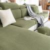 HomeLoft Basics Sofa Covers for L Shaped High Stretch Universal Corner Sofa Slipcovers 1/2/3 Seater Velvet Extendable Washable Sofa Seat Cushion Covers view 1
