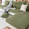 HomeLoft Basics Sofa Covers for L Shaped High Stretch Universal Corner Sofa Slipcovers 1/2/3 Seater Velvet Extendable Washable Sofa Seat Cushion Covers view 3