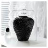 Sufeasdf Aimeryup Sideboard Vase Glass Ornament Flower Arrangement Hydroponic Desktop Living Room Restaurant Study 20X18CM(Size:20X18CM,Color:B) view 2