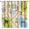 Cartoon-Style Playground And City Map Print Curtain, Kids Entertainment Facilities Blackout Window Curtain, Grommet Thermal Insulated Window Curtain, for Bedroom Living Room Home Decor - 42x63in view 2