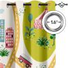 Cartoon-Style Playground And City Map Print Curtain, Kids Entertainment Facilities Blackout Window Curtain, Grommet Thermal Insulated Window Curtain, for Bedroom Living Room Home Decor - 42x63in view 4