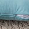 2 PCS Velvet Decorative Throw Pillow Covers 12x20 18x18 20x20 24x24 Inch, Cushion Covers Boho Pillows Cover For Living Room Bed Sofa Couch Farmhouse Boho Home Decor(Aubergine,50x50 cm set of 2) view 2