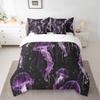Feelyou Girls Jellyfish Bedding Set for Kids Ocean Creature Comforter Set Queen Size 7 Pieces Purple Jellyfish Bed in a Bag Marine Sealife Bed Set with Comforter, Sheet Set, Pillowcases, Pillow Covers view 1
