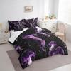 Feelyou Girls Jellyfish Bedding Set for Kids Ocean Creature Comforter Set Queen Size 7 Pieces Purple Jellyfish Bed in a Bag Marine Sealife Bed Set with Comforter, Sheet Set, Pillowcases, Pillow Covers view 2