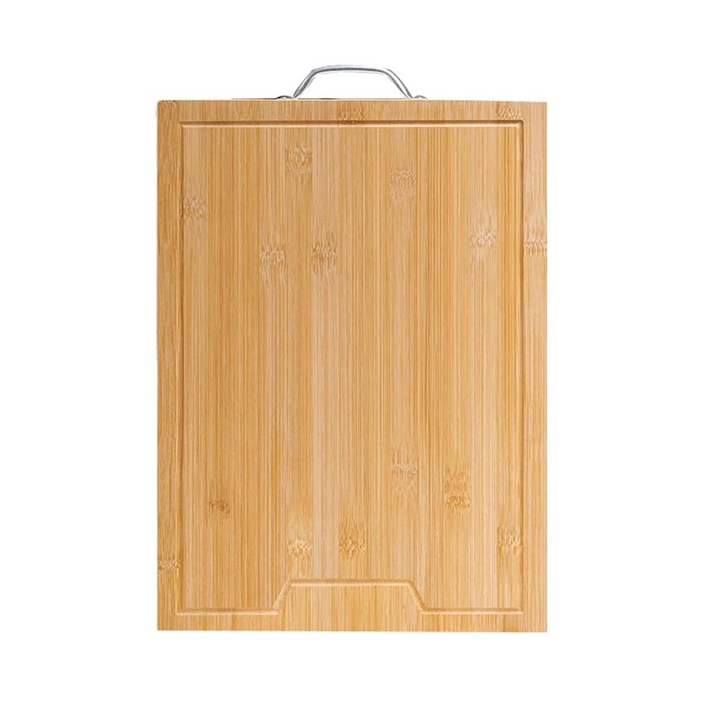 cutting board With Groove Chopping board Non-Slip & Sturdy Design Cutting boards for Kitchen Cutting Boards Made Of Natural Bamboo for Kitchen chopping board(Medium)