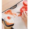 FOZCJS cutting board Household Cutting Board Kitchen Cutting Board Cutting Board and Cut Fruit Mat Cutting Board Press Board Glue Board Plastic chopping board(B), 20010125 view 4