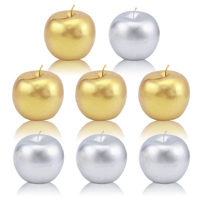 CHGCRAFT 8PCS Artificial Apples Fake Frutis Apples Simulation Artificial Fruit Simulation Artificial Lifelike Fake Foam Apples for Home Kitchen Wedding Party Photography Christmas Decoration