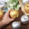 CHGCRAFT 8PCS Artificial Apples Fake Frutis Apples Simulation Artificial Fruit Simulation Artificial Lifelike Fake Foam Apples for Home Kitchen Wedding Party Photography Christmas Decoration view 3