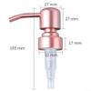 Metal Soap Dispenser Pump Head Replacement Pump for Your Soap or Lotion Dispenser, 304 Stainless Steel Replacement Pump for Liquid Hand Soap Dispensers(Rose Gold) view 2