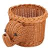 Baskets for Gifts Empty Cartoon Elephant Shape Rattan Bread Fruit Snacks Storage Baskets Food Serving Baskets view 1