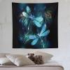 HZOHNAGO Dragonfly Tapestry Blue Dragonflies Flying Pattern Printed Wall Tapestry Wall Hanging for Bedroom Living Room Dorm 60" W x 60" H view 3