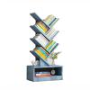 HUHJYUGE 6/8/10 Tier Tree Bookshelf, Tall Bookcase with with Storage Drawers, Freestanding Book Shelf, Display Floor Standing Storage Shelf, Book Organizer Shelves (B 100cm) view 1