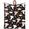 Axolotl Blanket Ultra Soft Flannel Throw Blanket Gifts for Axolotl Lovers Blankets for Girls Boys Kids Women Adults Stuff 80"X 60" view 1