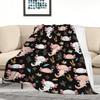 Axolotl Blanket Ultra Soft Flannel Throw Blanket Gifts for Axolotl Lovers Blankets for Girls Boys Kids Women Adults Stuff 80"X 60" view 2