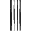 8pcs Room Divider Privacy Screens 3 4 5 6 7 8 Ft Tall, Metal Room Separation Deviders Post Column Floor to Ceiling, Simple Modern Entrance Restaurant Office Decor Column(Black,Height 185CM/72.8IN/6.06 view 1