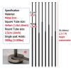 8pcs Room Divider Privacy Screens 3 4 5 6 7 8 Ft Tall, Metal Room Separation Deviders Post Column Floor to Ceiling, Simple Modern Entrance Restaurant Office Decor Column(Black,Height 185CM/72.8IN/6.06 view 3