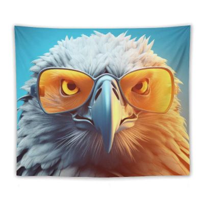 JJoias Eagles-sunglass-print Tapestry, HD Pattern Tapestry Wall Hanging for Bedroom Room, Poster Blanket College Dorm Home Decor, 50"x60"