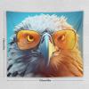 JJoias Eagles-sunglass-print Tapestry, HD Pattern Tapestry Wall Hanging for Bedroom Room, Poster Blanket College Dorm Home Decor, 50"x60" view 2