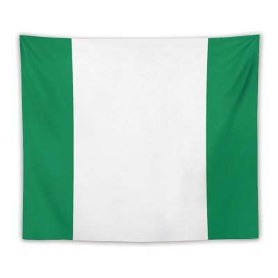 Nigeria Flag Tapestry Wall Hanging, National Flag Art Wall Decoration Tapestry, Tapestry For Bedroom Living Room Dorm Home Decoration, 50"x60"