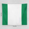 Nigeria Flag Tapestry Wall Hanging, National Flag Art Wall Decoration Tapestry, Tapestry For Bedroom Living Room Dorm Home Decoration, 50"x60" view 2