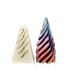 Znet3D Impossible Pyramid Passthrough Sculpture, Pyramid Decor, Home/Office Desktop Figurine, Art Decoration, Anxiety Relief for Adults, White Base (Rainbow) view 3