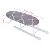 Mini Ironing Board Foldable Cuffs Collars Ironing Table Home Travel Use (classic grid) view 3