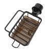GLOGLOW Kitchen Sink Organizer, Space Saving Kitchen Sink Faucet Organizer for Round Water Pipe (Black), GLOGLOWkpx35fzsq4-11 view 3