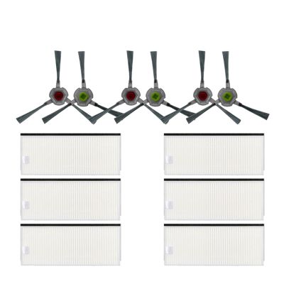 PLANTKA Main Side Brush, Hepa Filter, Mop Cloth, Compatible for AIRROBO P30, Vacuum Cleaner Parts(As Show 02)