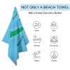 Puxufody Maps of New Caledonia Towels Beach,Beach Blankets Bathroom Swimming Towels view 3