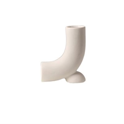Vase Tabletop Vases Ceramic Vase Decoration Table Decoration White Simple Ornament Flower Vases Flower Arrangement Art Vase Color -ROXO(Borgonha)