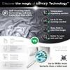 Silvery Silver Infused Bed Sheets Set - Award-Winning Self-Cooling Fabric with Self-Cleaning Silvery Technology That Stays Fresh 3X Longer for Hygienic Sleep (Gray, Full) view 2