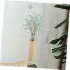 Levemolo Woven Wall Vase for Flowers Unique Minimalist Design Materials Home Decor for Indoor Spaces Housewarming view 2