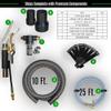 Hi Detail Shop Vac Extractor Kit with Wand and Hose, Adapter Converts Vacuum to carpet & upholstery Extractor for auto detailing & home view 2
