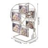 YBPQABCL Photo Frame Family Photo Frame DIY Ferris Wheel Rotatable Windmill Picture Frames 2x3 inch Home Decor Display Pictures view 2