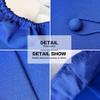 Matte Royal Blue Graduation Cap with 2026 Year Charm Adult Unisex view 4