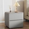 Bedside Cabinets Bedroom, Wood nightstand with Drawers, 2 Drawers End Table Side Table, Wooden Bedside Table for Small Spaces, End Table with Storage for Bedroom(Gray-b,40 * 40 * 47cm) view 1
