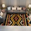 Boho Tribal Design Carpets 2'x3' - Morocco Collection Area Rug Southwest Native Style Carpets Non-Slip Machine Washable Kitchen Rug view 1