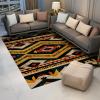 Boho Tribal Design Carpets 2'x3' - Morocco Collection Area Rug Southwest Native Style Carpets Non-Slip Machine Washable Kitchen Rug view 2