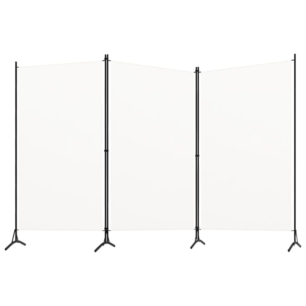3-Panel Room Divider Cream White,Temporary Wall, Cloakroom Divider,Porch Civider,Courtyards Divider,Apartment Divider,for Dorm,School,Restaurant,Apartment,Sunroom,Baby Room,102.4"x70.9"