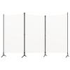 3-Panel Room Divider Cream White,Temporary Wall, Cloakroom Divider,Porch Civider,Courtyards Divider,Apartment Divider,for Dorm,School,Restaurant,Apartment,Sunroom,Baby Room,102.4"x70.9" view 1