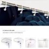 Abstract Lion Animal Shower Curtain for Bathroom Dark Blue Wet Room Shower Curtains Quick Dry Bath Curtain Set with Hooks W66xL66in view 4