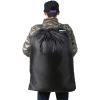 CALACH 2 Pack Laundry Bag Backpack, 27 x 34Sturdy Laundry Bag with Shoulder Straps Drawstring Closure Heavy Duty Foldable Laundry Backpack for College, Travel, Laundromat, Apartment (Black) view 2