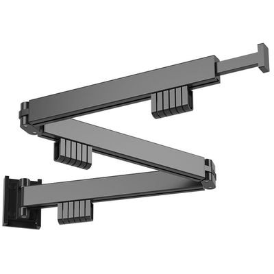 Ciieeo 1set Folding Balcony Drying Rack Punch Aluminium Alloy Clothes Hanger for Bathrooms Laundry and Bedrooms Space-Saving Wall-Mounted Design Easy to Install