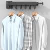 Ciieeo 1set Folding Balcony Drying Rack Punch Aluminium Alloy Clothes Hanger for Bathrooms Laundry and Bedrooms Space-Saving Wall-Mounted Design Easy to Install view 3