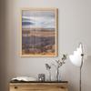 SIGNLEADER Framed Wall Art Print Clouds Autumn Mountain Forest Landscape Nature Illustration Decorative Country/Farmhouse Rustic Cozy Zen for Living Room, Bedroom, Office - 8"x10" Natural view 3